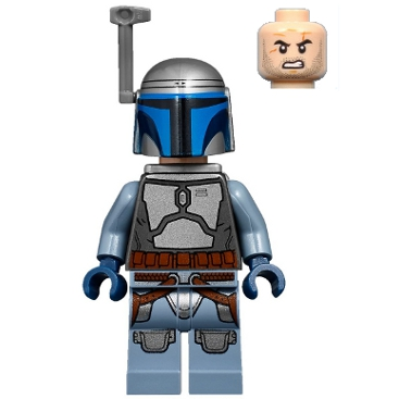 Jango Fett - Light Nougat Head, Angry | sw0845