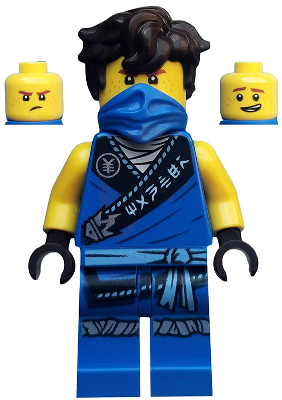 Jay - Legacy, Rebooted, Ninjago Logogram 'MANTER' on Torso | njo0576