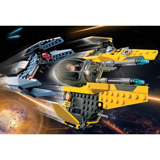 Jedi Starfighter and Vulture Droid | Star Wars | 7256