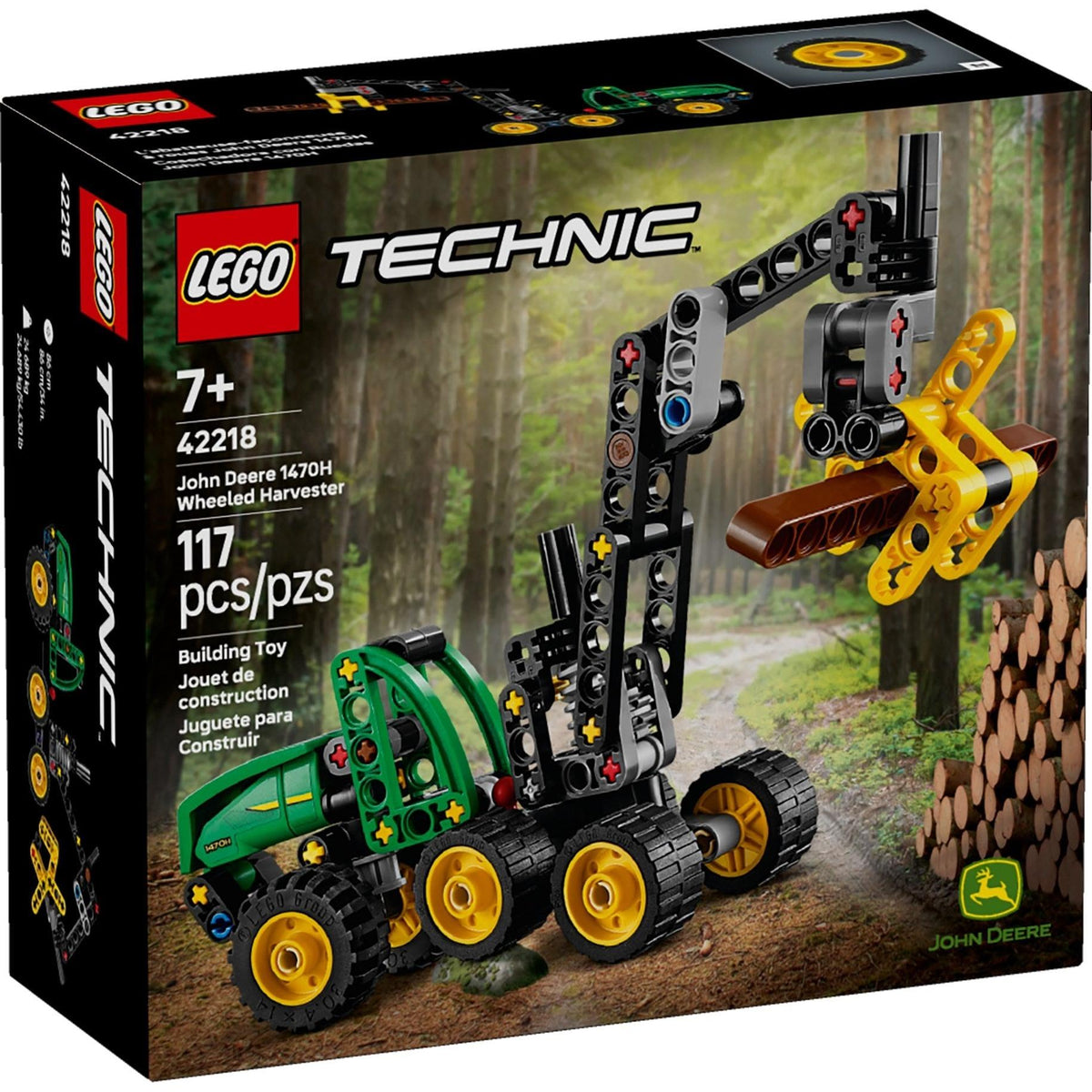 John Deere 1670H Wheeled Harvester | Technic | 42218
