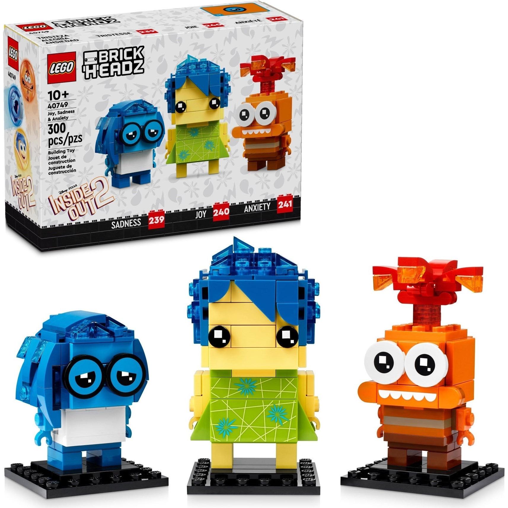 Joy, Sadness & Anxiety | BrickHeadz | 40749