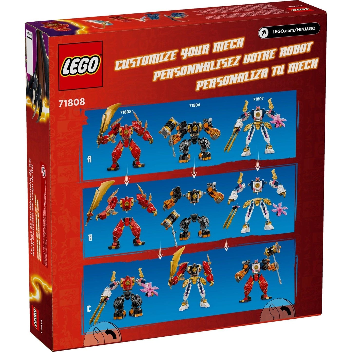 Kai's Elemental Fire Mech | Ninjago | 71808