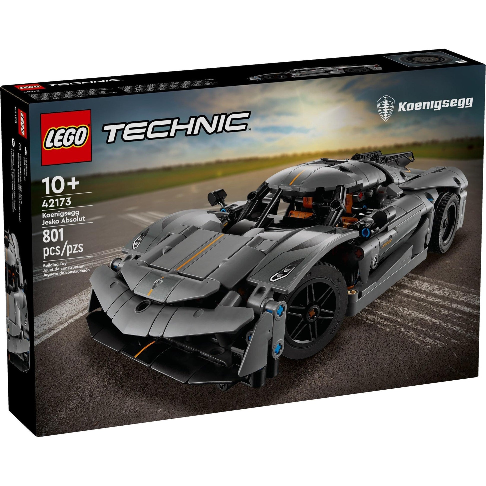 Koenigsegg Jesko Hypercar Gris Absolu | Technic | 42173