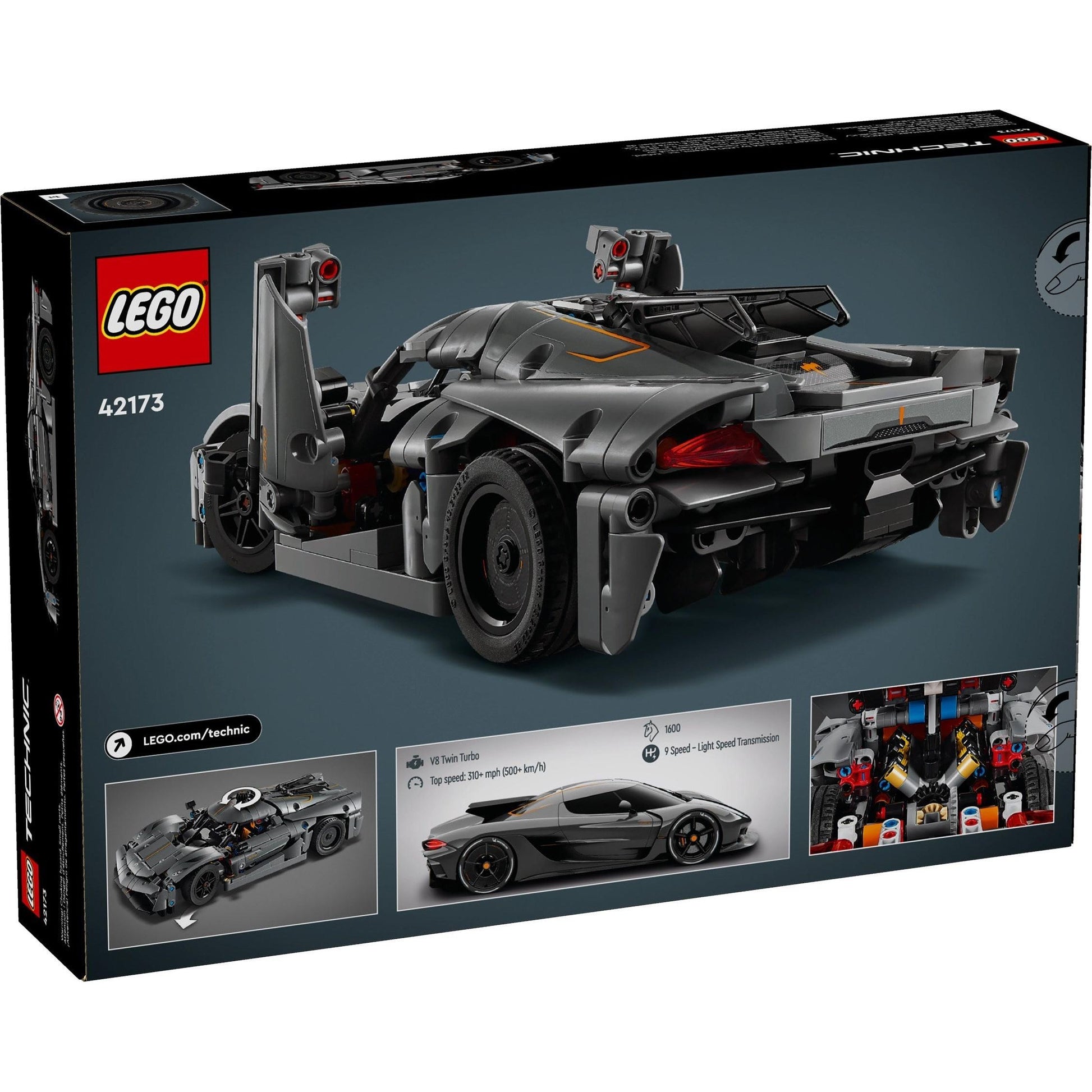 Koenigsegg Jesko Hypercar Gris Absolu | Technic | 42173