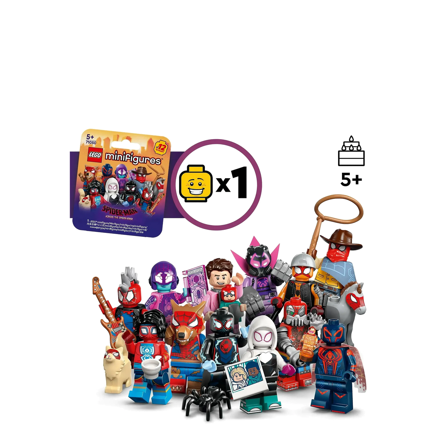 LEGO Minifigures - Spider-Man: Across the Spider-Verse Series - Sealed Box | Collectable Minifigures | 71050