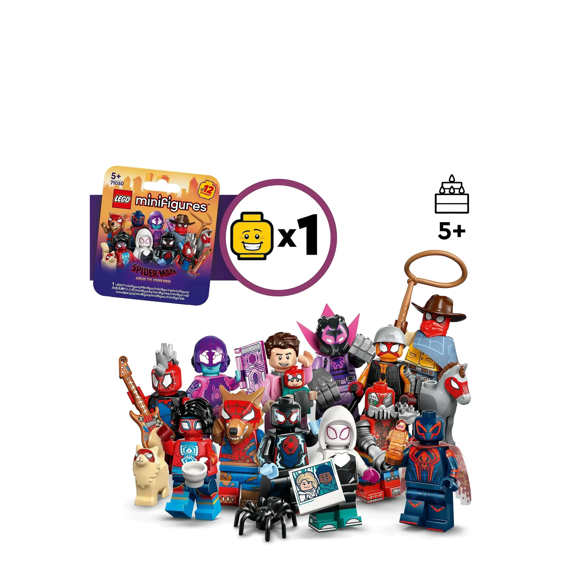 LEGO Minifigures - Spider-Man : Série Across the Spider-Verse - Boîte scellée | Minifigures à collectionner | 71050