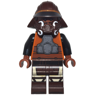 Lando Calrissian - Skiff Guard, Dark Brown Printed Legs | sw1369