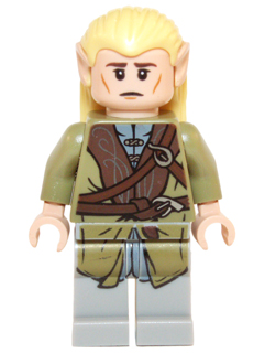 Legolas - Robe vert olive, joues ourlées | dim008