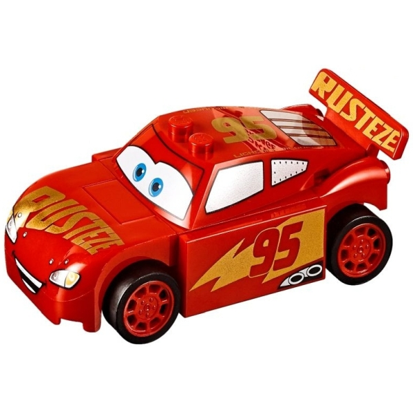 Lightning McQueen - Red, 'RUSTEZE' in Heavy Script | crs011