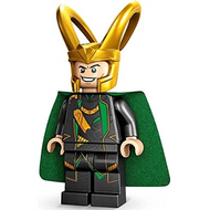 Loki - Pearl Dark Gray Suit, Cloth Cape | sh0860