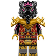 Lord Ras - Dark Red Robe, Pearl Gold Shoulder Armor | njo0812