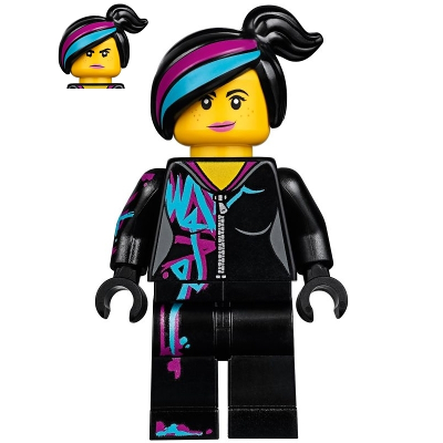 Lucy Wyldstyle with Magenta Lined Hoodie, Smile / Angry | tlm115