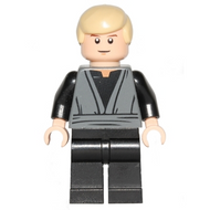 Luke Skywalker (Dark Bluish Gray Jedi Robe) | sw0395