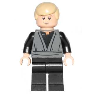 Luke Skywalker (Dark Bluish Gray Jedi Robe) | sw0395