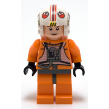 Luke Skywalker - Light Nougat, X-wing Pilot Suit, Detailed Torso and Helmet | sw0295
