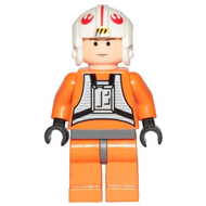 Luke Skywalker - Combinaison de pilote de X-wing Light Nougat, torse simple et casque