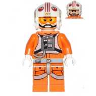 Luke Skywalker (Pilot, Printed Legs, Cheek Lines) | sw0569