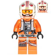 Luke Skywalker (Pilot, Printed Legs, Visor Up / Down, Askew Front Panel) | sw1139