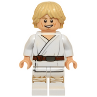 Luke Skywalker (Tatooine, White Legs, Detailed Face Print) | sw0551