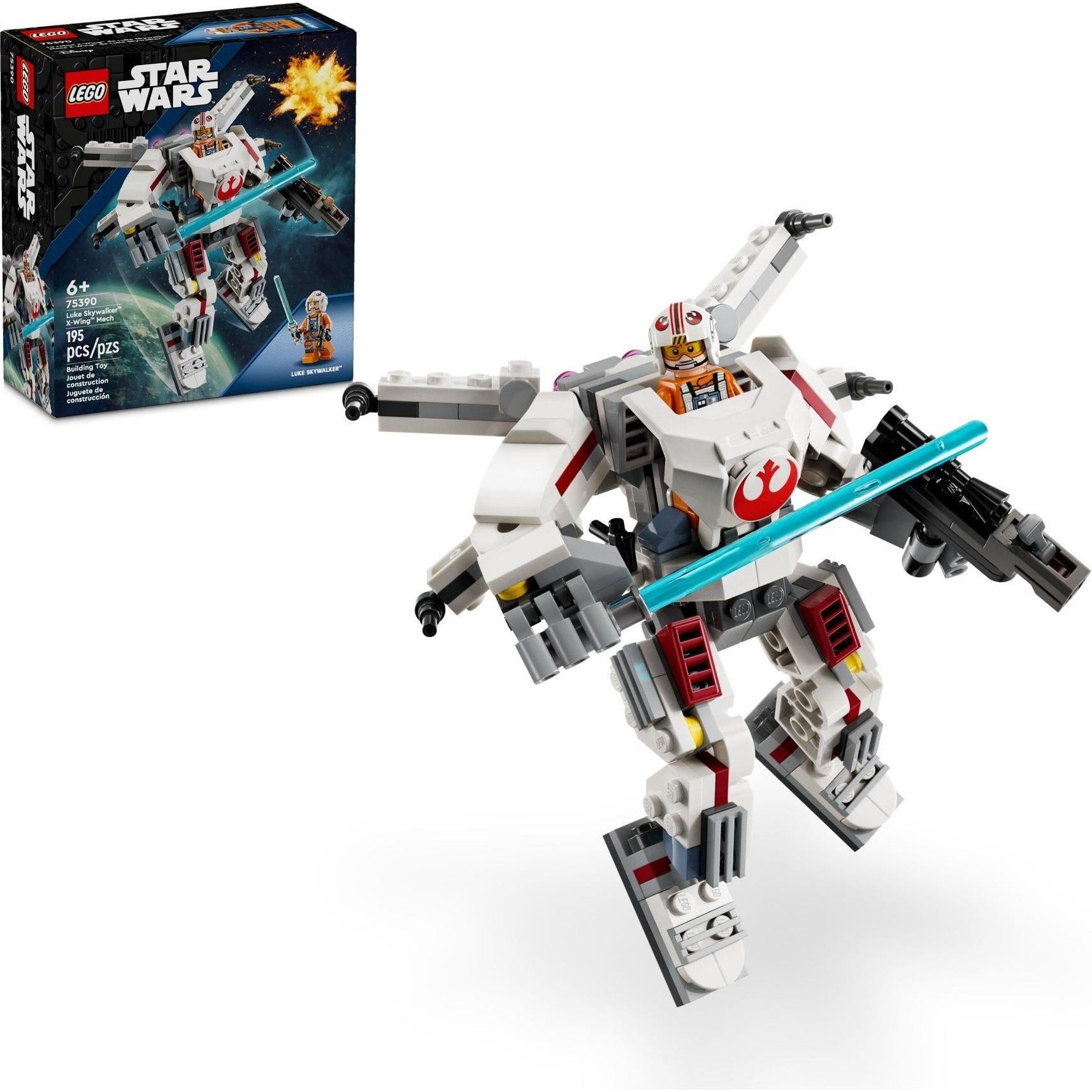 Luke Skywalker X-wing Mech | Star Wars | 75390