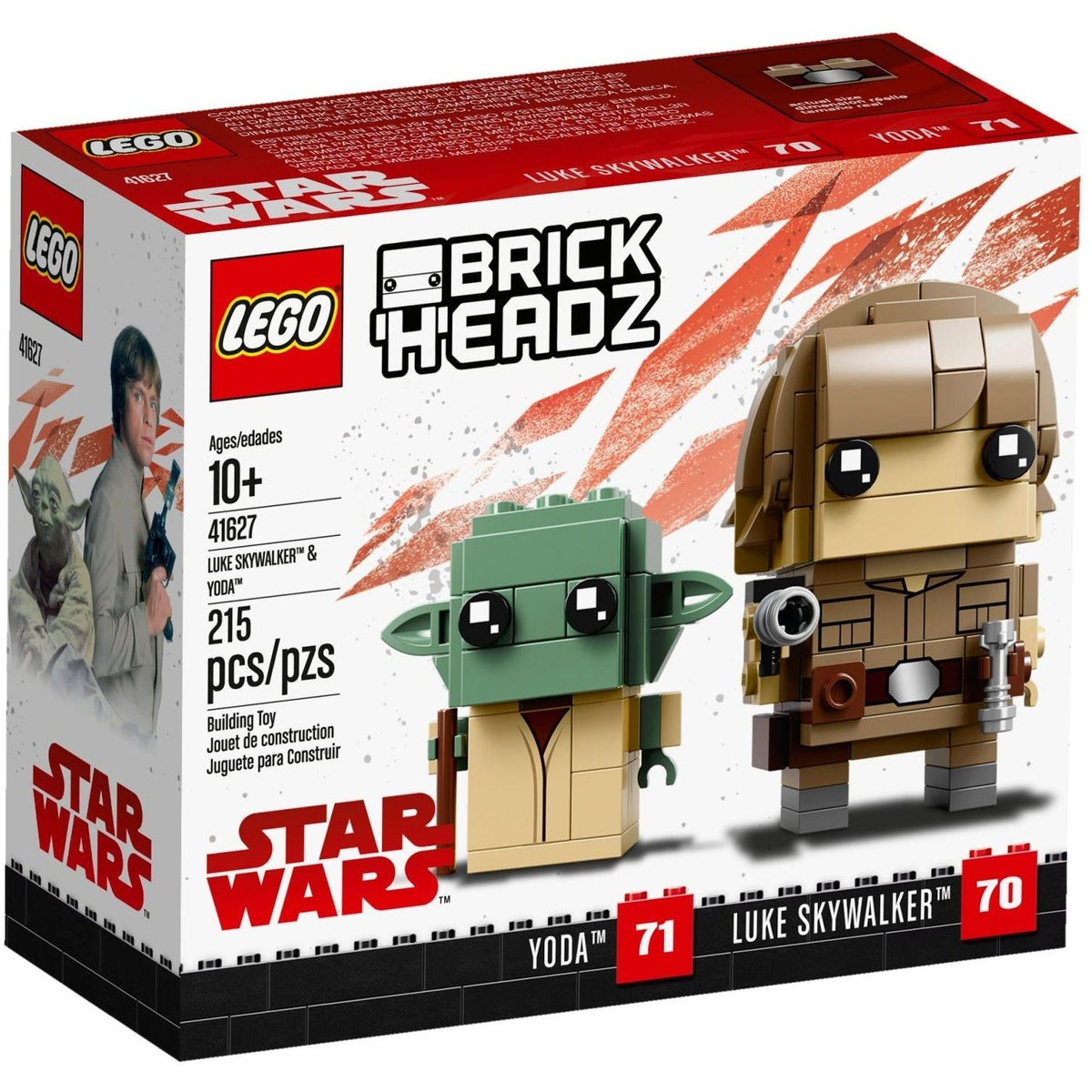 Luke Skywalker & Yoda | BrickHeadz | 41627