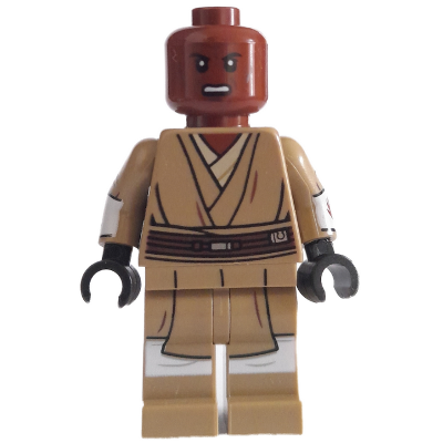 Mace Windu (Dark Tan Legs, Open Mouth, Printed Arms) | sw1205