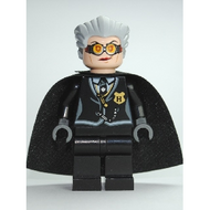 Madam Rolanda Hooch - Black Outfit, Light Nougat Head, Starched Cape | hp106