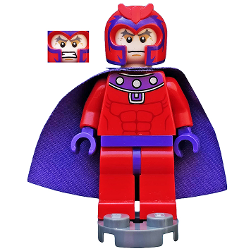 Magneto - Tenue rouge, cape en tissu | sh0031