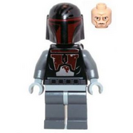 Mandalorian Super Commando (Head with High Brow Pattern) | sw0495