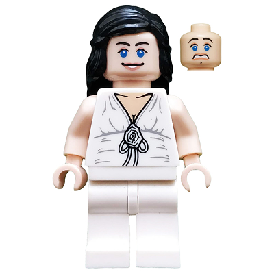Marion Ravenwood - Haut de robe blanc, jambes blanches | iaj007