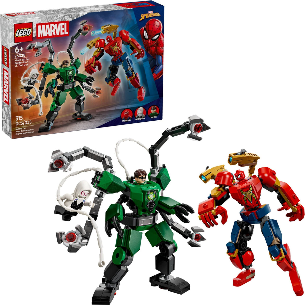 Mech Battle: Spider-Man vs. Doc Ock | Marvel Super Heroes | 76338