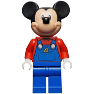 Mickey Mouse - Salopette bleue et haut rouge | dis054
