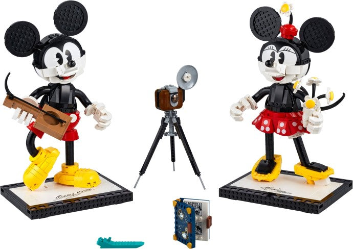Mickey Mouse and Minnie Mouse Buildable Characters  | Disney | 43179