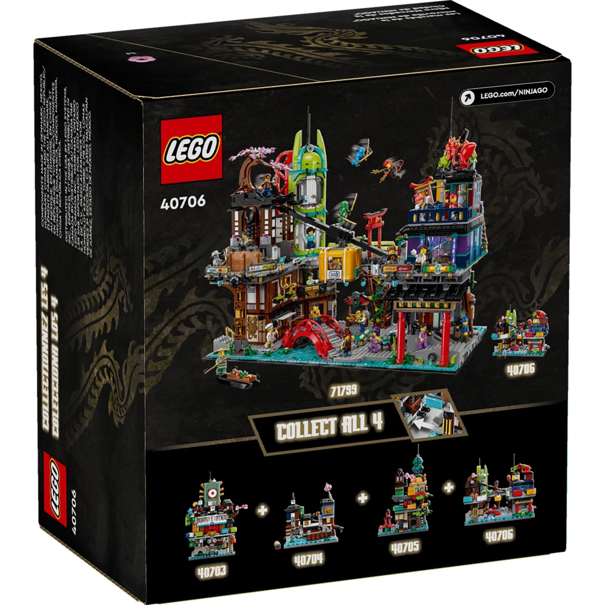 Micro NINJAGO City Markets  | Ninjago | 40706