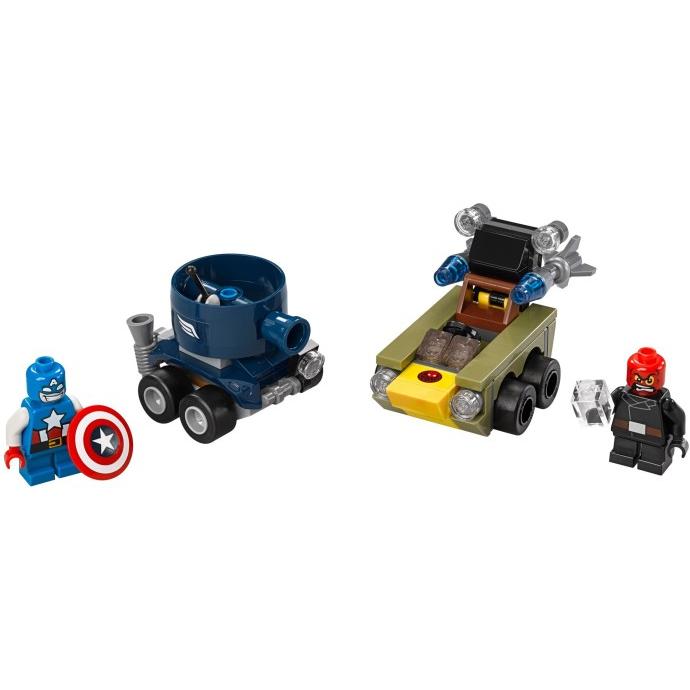 Mighty Micros : Captain America contre Crâne Rouge | Super Héros Marvel | 76065