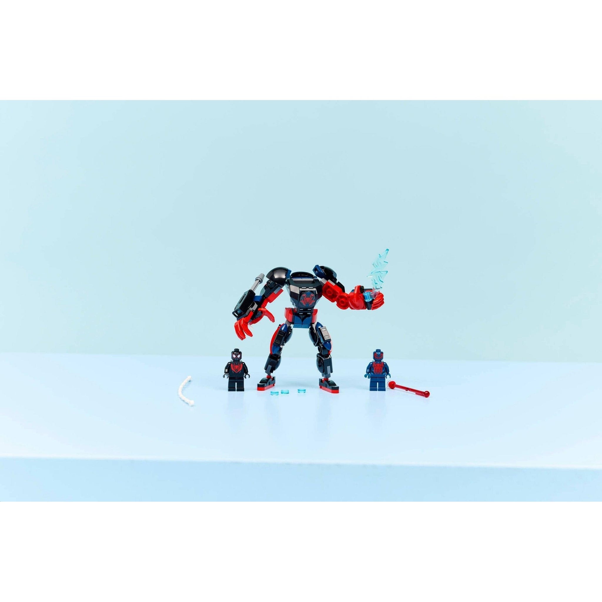 Miles Morales Mech vs. Spider-Man 2099 | Marvel Super Heroes | 76337
