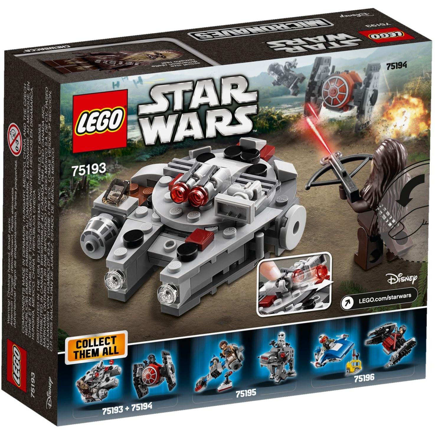 Microfighter Faucon Millenium | Star Wars | 75193