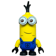 Minion - Tall, Blue Overalls, Eyes Looking Sideways | mnn016