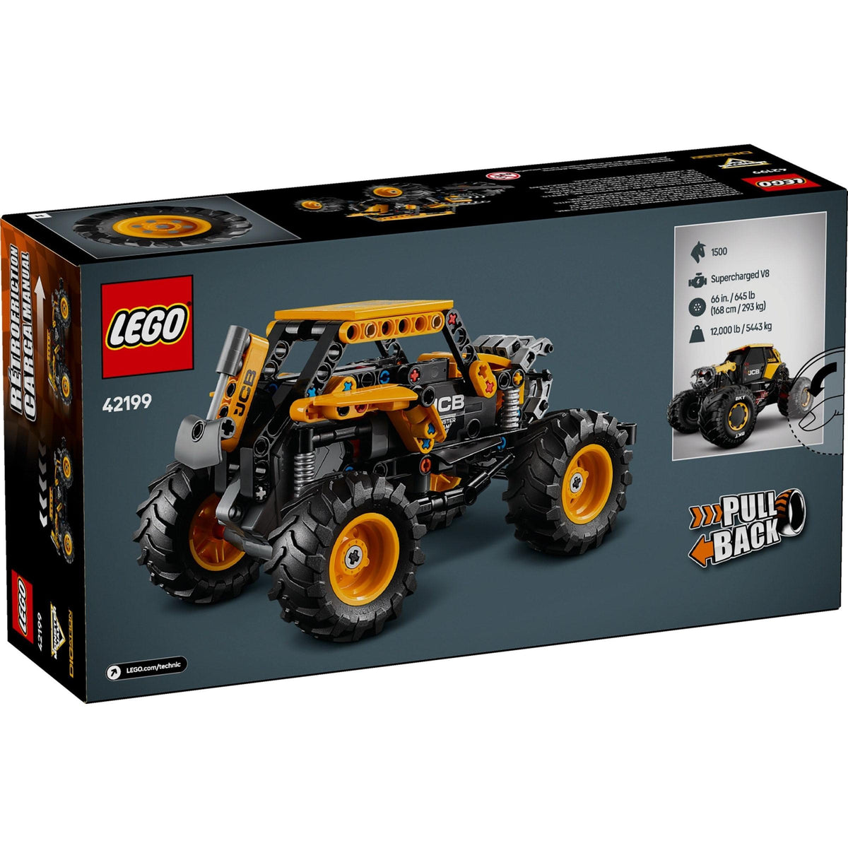 Monster Jam DIGatron à rétrofriction | Technic | 42199