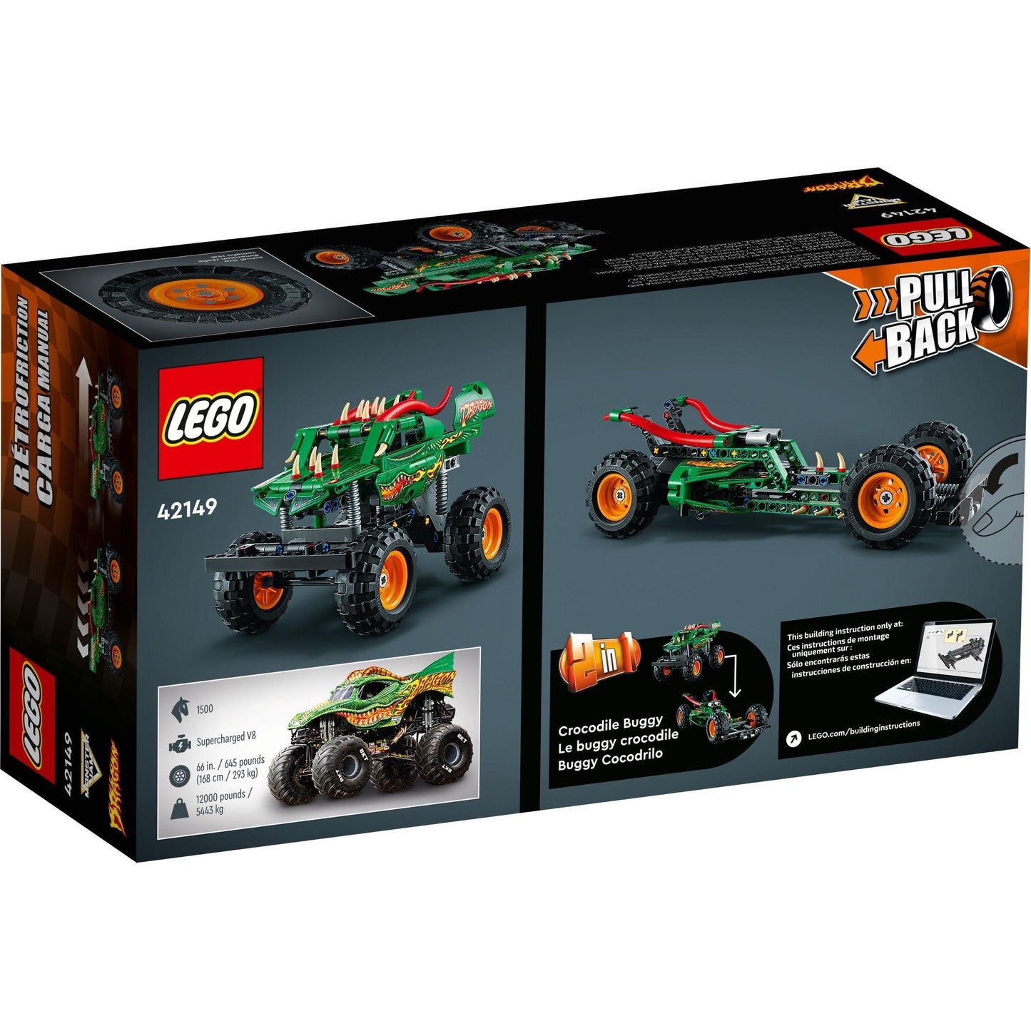 Monster Jam Dragon | Technic | 42149