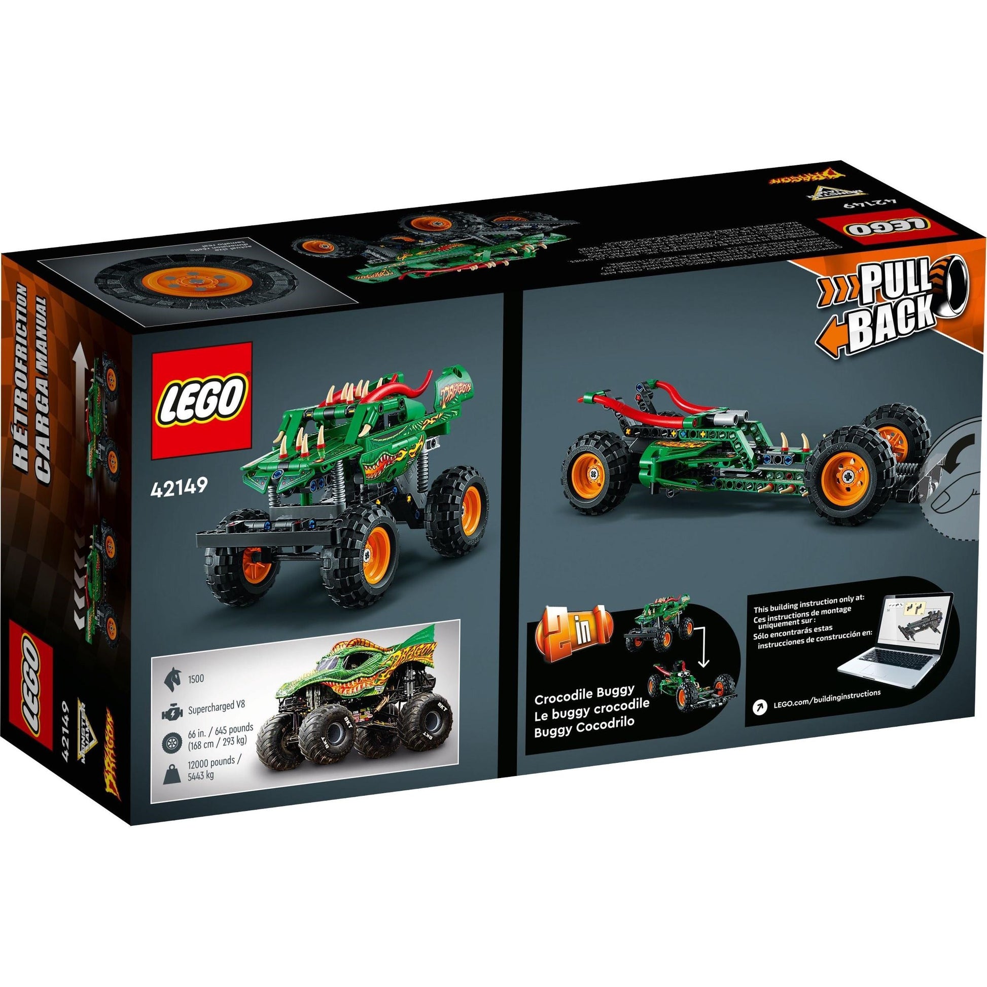 Monster Jam Dragon | Technic | 42149