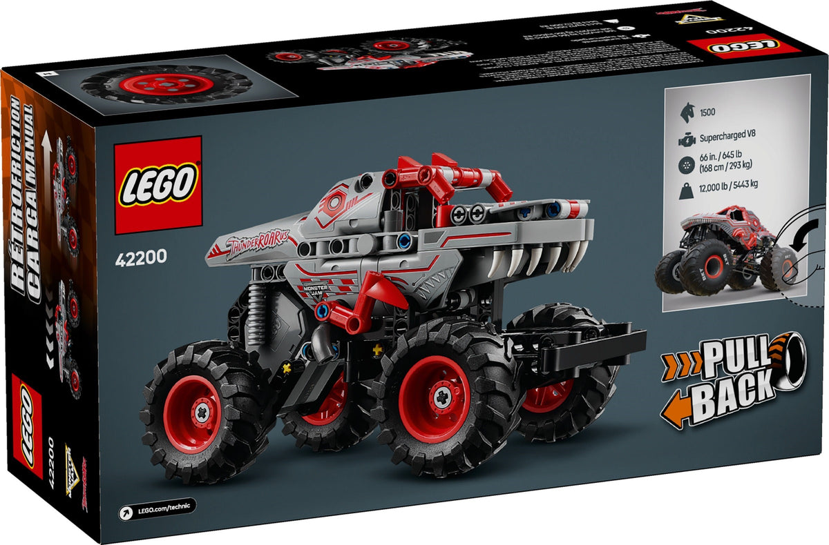 Monster Jam ThunderROARus Pull-Back | Technic | 42200