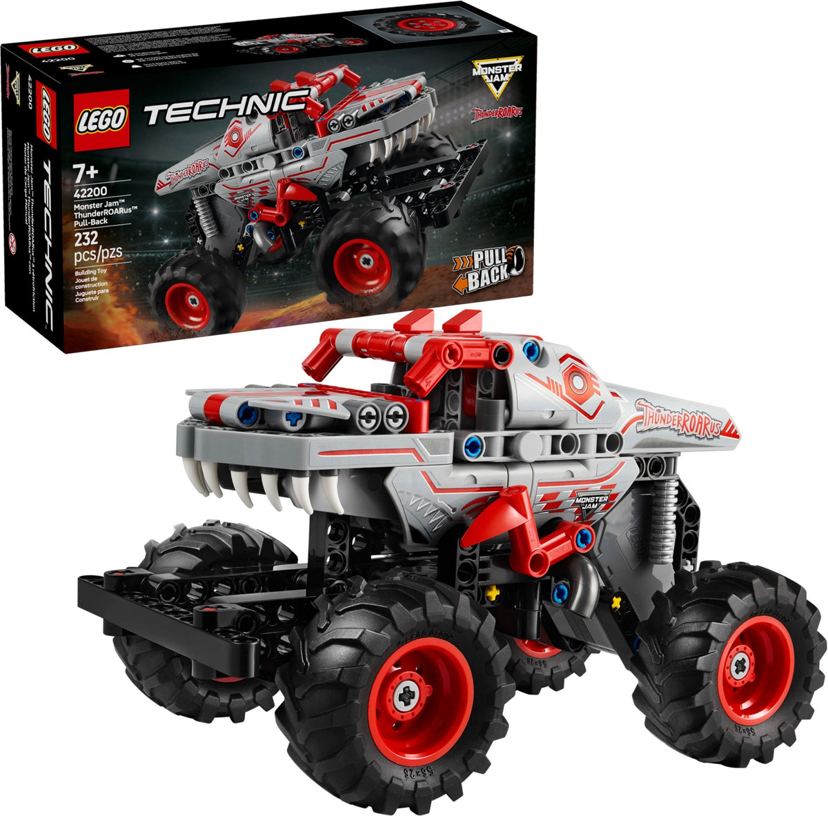 Monster Jam ThunderROARus Pull-Back | Technic | 42200