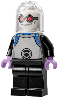 Mr. Freeze - Flat Silver and Black Outfit | sh0963