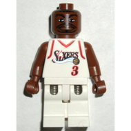 NBA Allen Iverson, Philadelphia 76ers #3 (White Uniform) | nba037