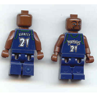 NBA Kevin Garnett, Minnesota Timberwolves #21 (Dark Blue Uniform) | nba036