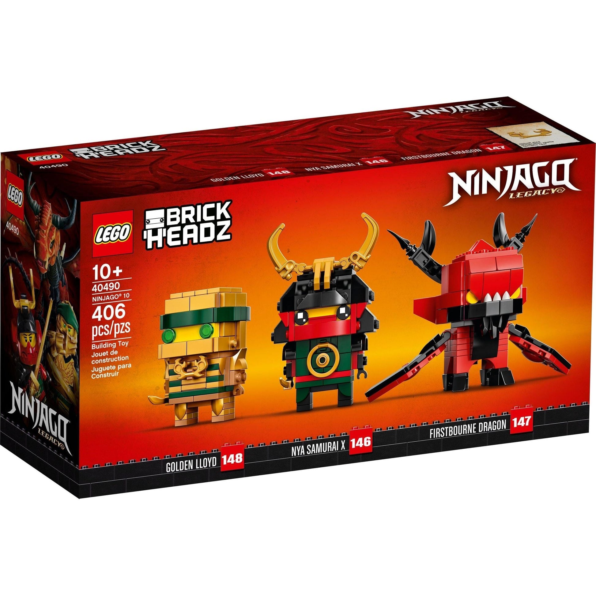 NINJAGO 10 | BrickHeadz | 40490