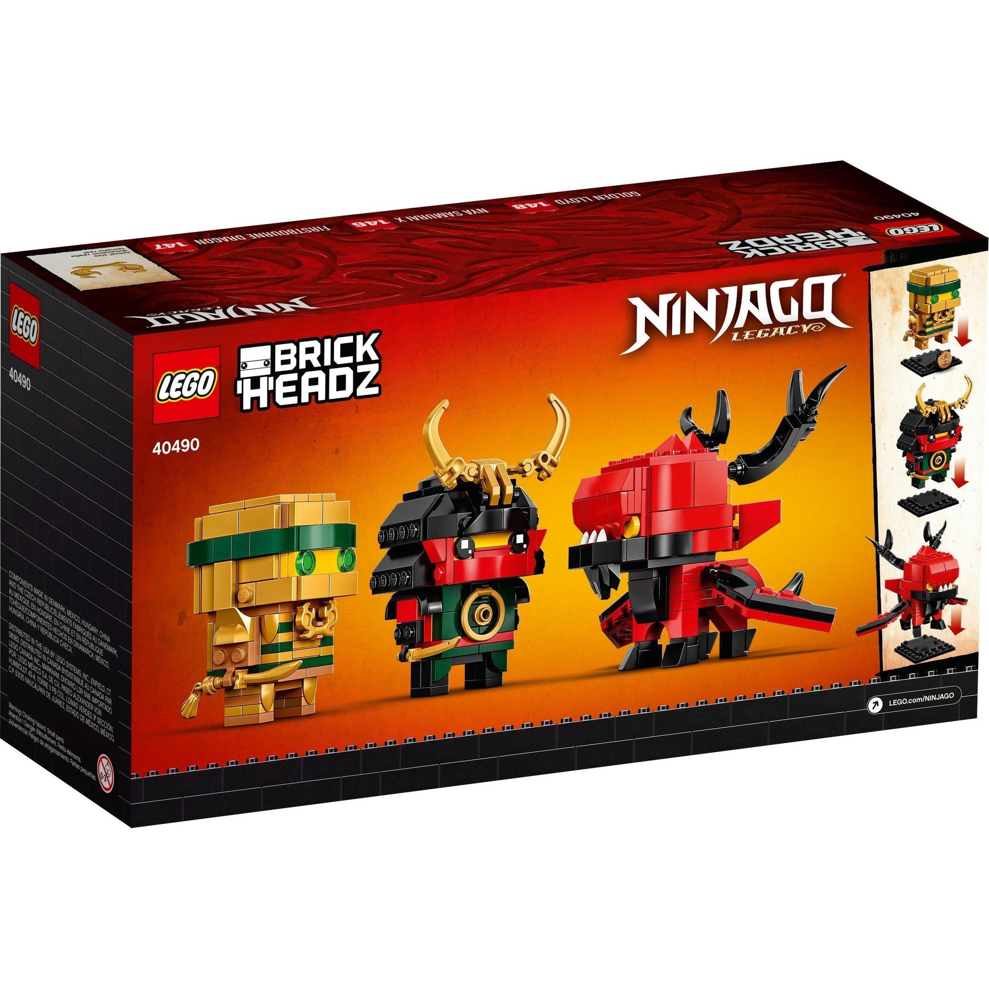 NINJAGO 10 | BrickHeadz | 40490