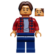 Ned Leeds - Chemise à carreaux rouge foncé, pantalon bleu foncé | sh0602