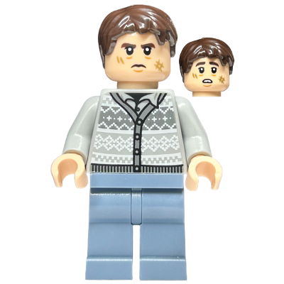 Neville Longbottom - Fair Isle Sweater, Sand Blue Legs | hp425